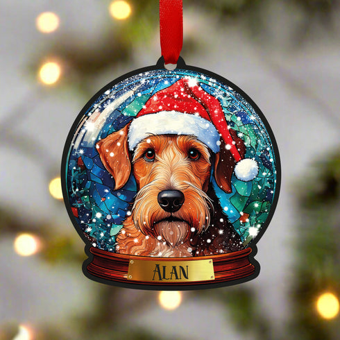 Airedale Terrier Snow Globe Decoration